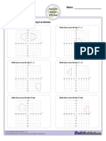 Graph Each Shape After Reflecting It As Directed.: Name