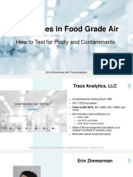 Pure Gases in Food Manufacturing How to Test for Contaminants and Purity