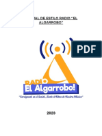 Manual de Estilo - Radio El Algarrobo