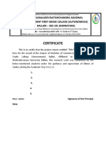 Principal Certificate