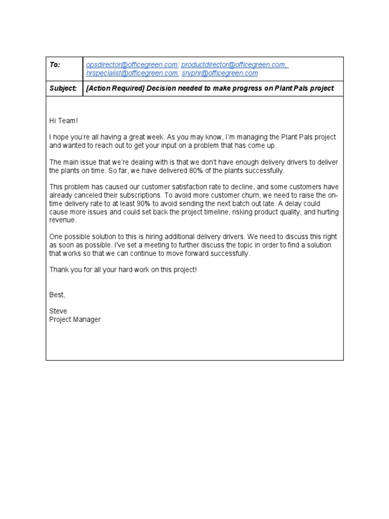 Escalation Email Activity PDF Escalation Email Activity PDF