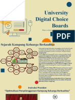 University Digital Choice Boards - by Slidesgo