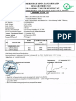 Laporan Pengetesan Sampel Air