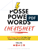 Copy Posse Power Words Cheatsheet