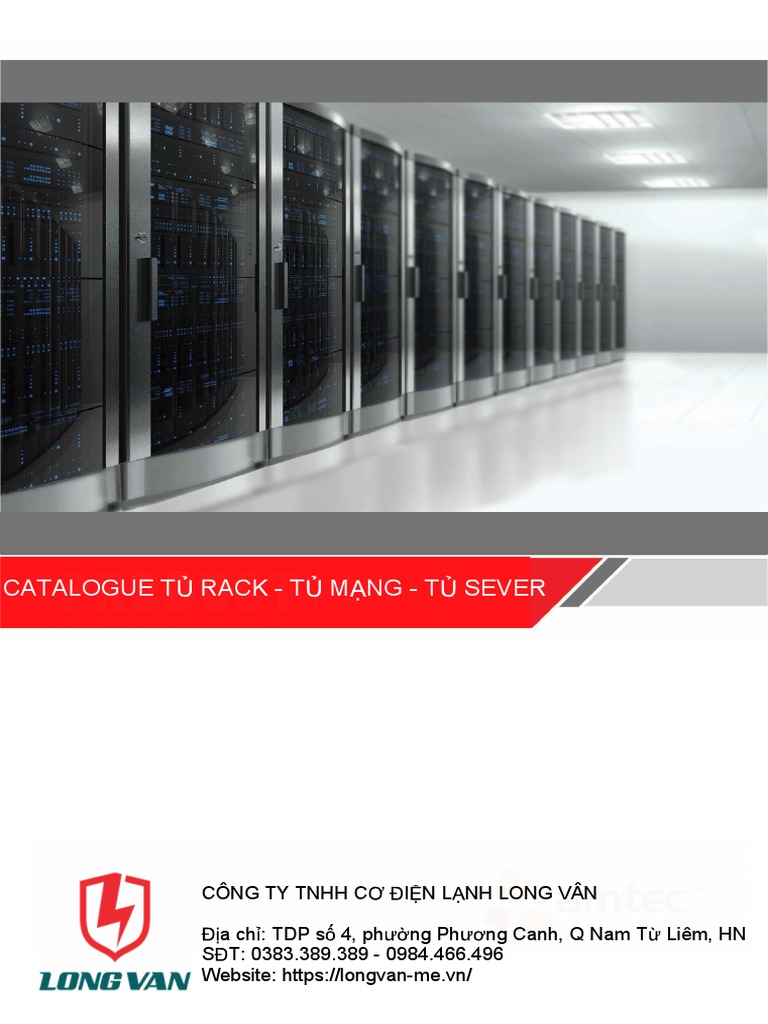 Catalogue tủ rack Long Vân PDF