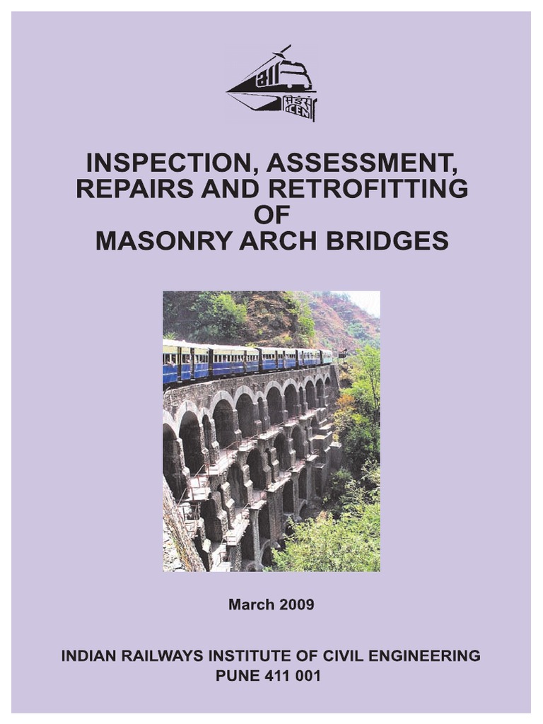 Arch Inspection and Repair Guidelines | PDF | Bridge | Strength Of ...