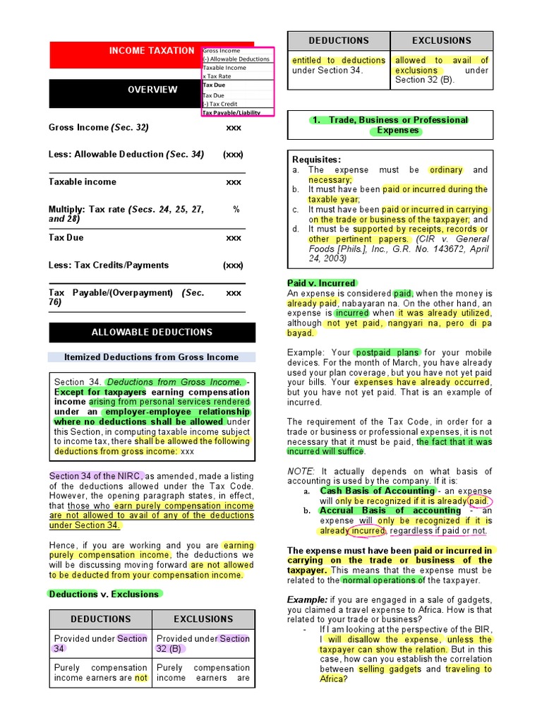 Taxation Foods (Phils.), Inc., G.R. No. 143672, April 24, 2003