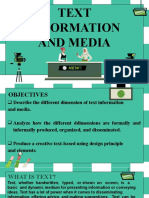 Media Information and Literacy