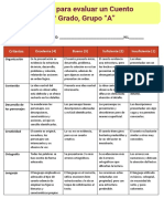 Modelo Rubrica Evaluar Cuento