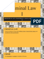 Criminal Law I - Jim Sison