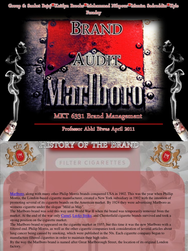 Marlboro Brand History and Evolution | PDF | Cigarette