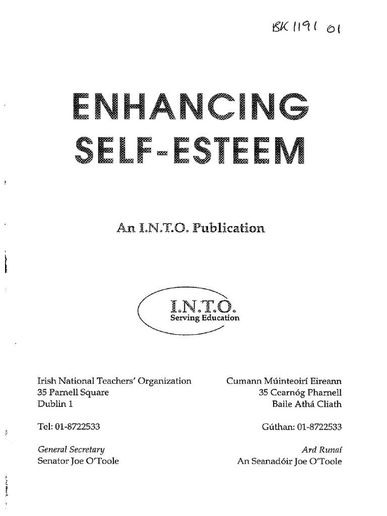 Enhancing Self Esteem | PDF | Wellness