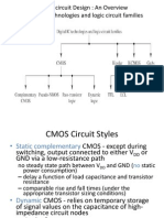 Digital Circuit Design: An Overview Digital IC Technologies and Logic Circuit Families