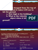 Projectile Motion Revised