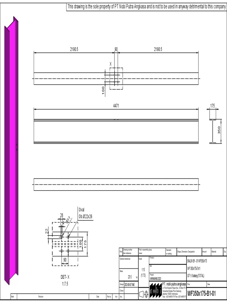WF350x175 Part Drawings and Specs | PDF