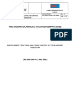 FINITE ELEMENT STRUCTURAL ANALYSIS OF PAW FPSO DECK FOR MANTRAC GENERATOR-rev1