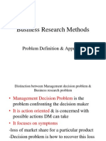Definition&amp Approach in Market Reasearch