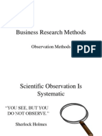 Observation in Market Reasearch