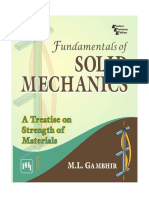 Fundamentals of Solid Mechanics by M. L. Gambhir (2009)