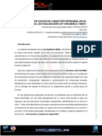 Proteccion de Datos de Carácter Personal en El Ambito Policial Actualización Lo 72021