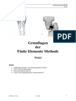 FEM Vorlesungsunterlagen S23