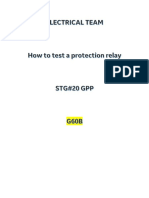 How To Test A Protection Relay