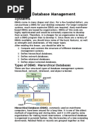 Types of Database Management Systems