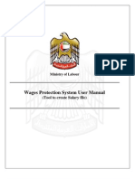 Wages Protection System User Manual: (Tool To Create Salary File)