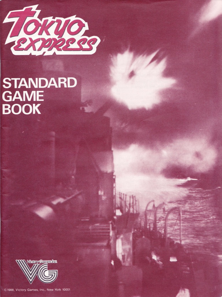 Tokyo Express Standard Rulebook PDF Torpedo Warships