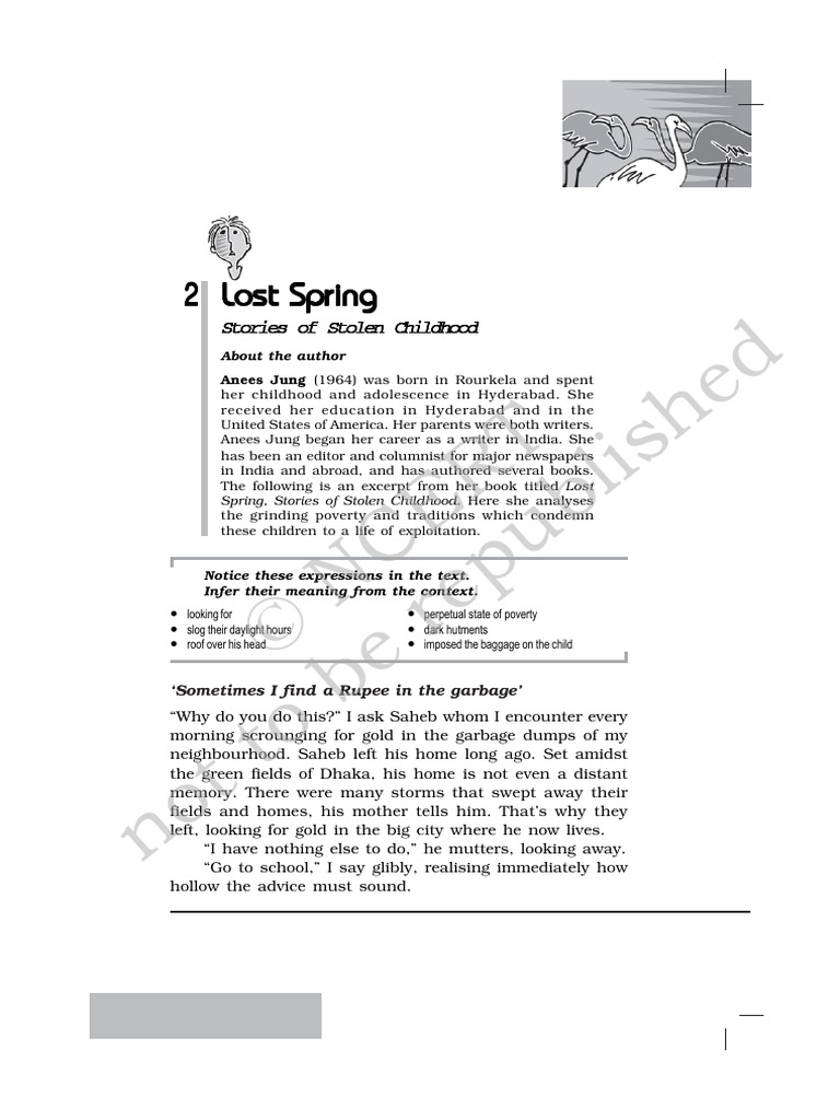 Lost Spring-1 Merged | PDF | Metaphor
