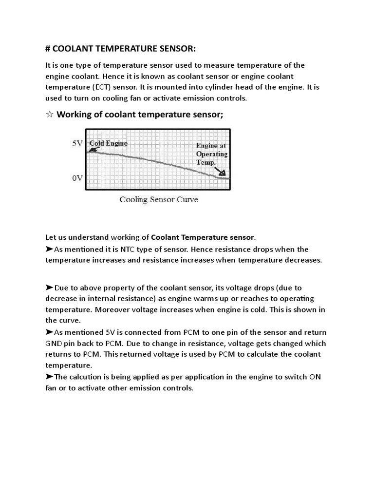  Coolant Temperature Sensor PDF