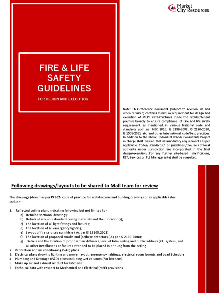 Fire Safety Guidelines For Retailers2021 PDF Fire Sprinkler System