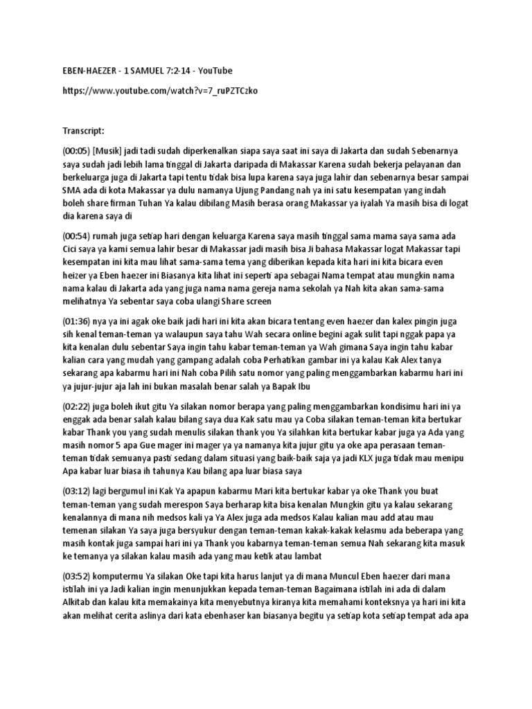 Eben haezer 1 samuel 7 pdf