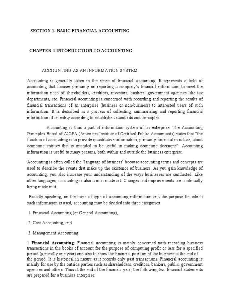 ACCOUNTING NOTES PDF