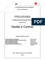 Gestão de Controlo