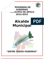 Programa de Gobierno Municipio de Apulo Gustavo Garcia Actualizado