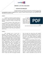 104 (Enem) Feminismo - Luta Pela Igualdade