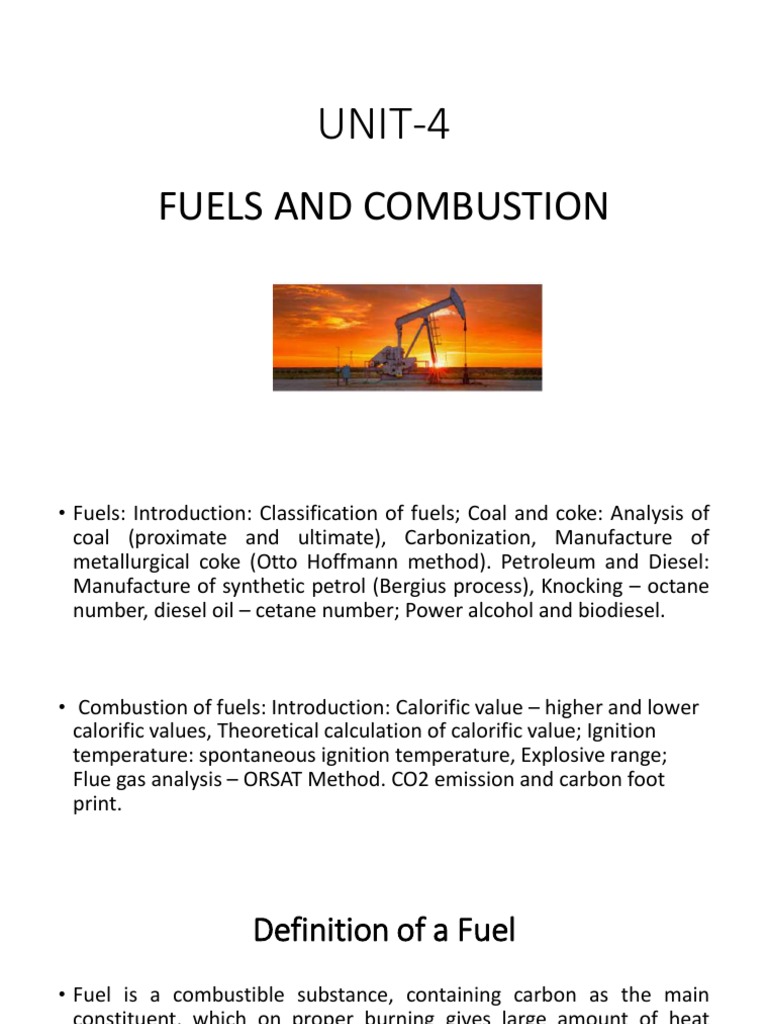 Fuels and Combustion PDF Gasoline Combustion