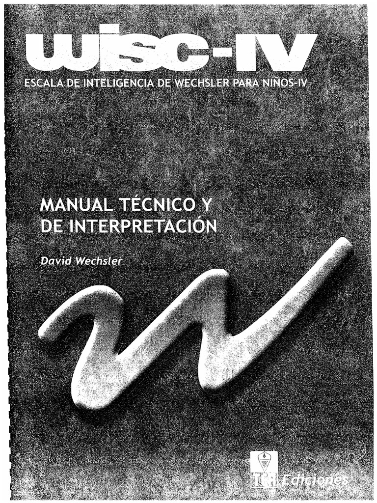 WISC IV Manual | PDF