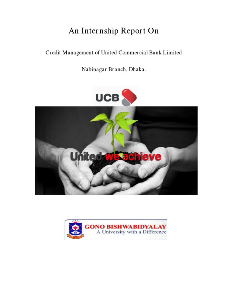 Credit Management at UCBL Nabinagar | PDF