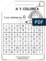 Fichas Busca y Colorea Los Números Del 1 Al 20 Elprofe20