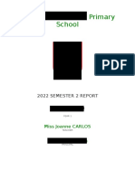 Sample Student Report