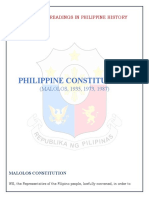 PH Constitutions