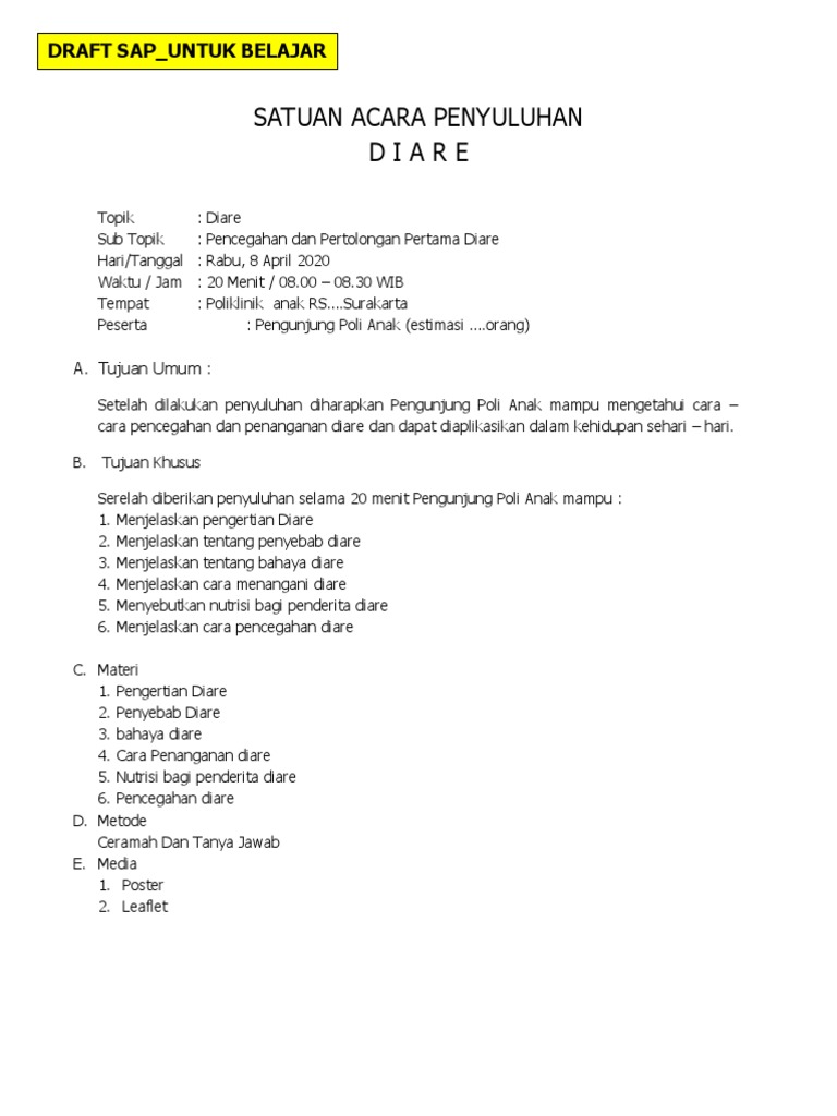 Contoh SAP | PDF