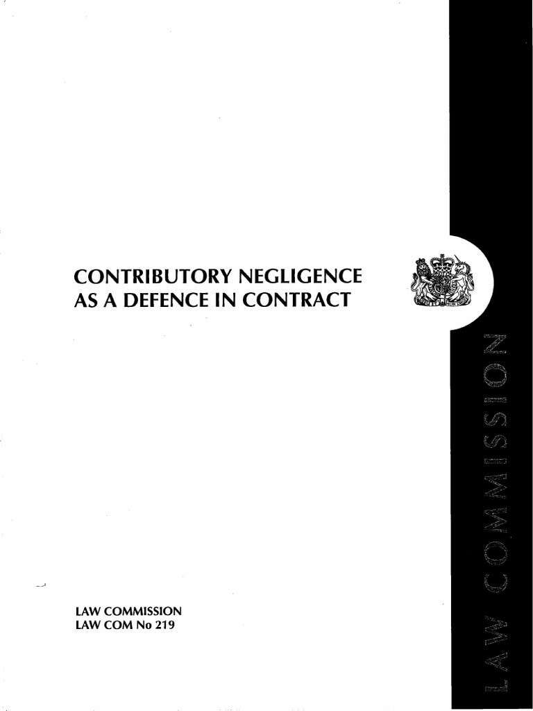 Lc. 219 Contributory Negligence As A Defence in Contract | PDF