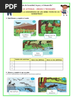 Ficha-Juev-Cyt-Cómo Es La Convivencia de Los Seres Vivos en Un Ecosistema