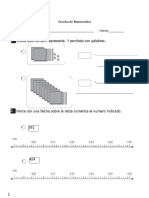 Prueba Matematica 3º