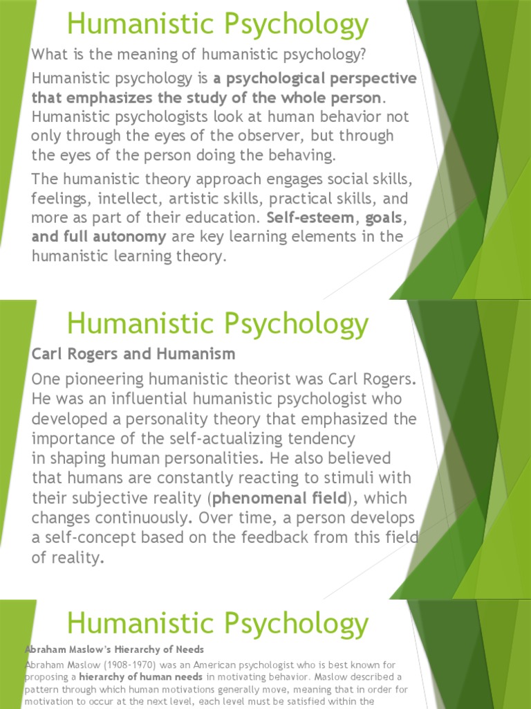 Humanistic psychology visual data 3