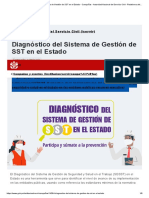 Diagnóstico Del Sistema de Gestión de SST en El Estado - Campañas - Autoridad Nacional Del Servicio Civil - Plataforma Del Estado Peruano