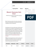 Bloom's Taxonomy Verb Chart - Teaching Innovation and Pedagogical Support